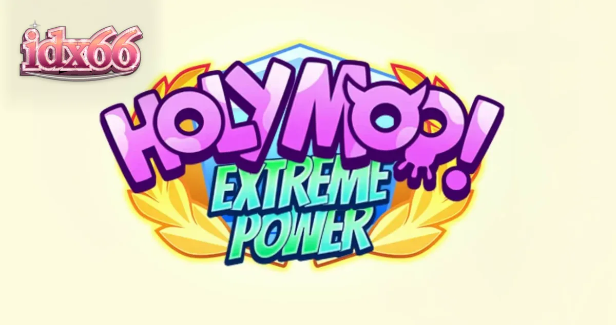 Tampilan visual slot Holy Moo! Extreme Power dengan karakter dewa sapi yang lucu.